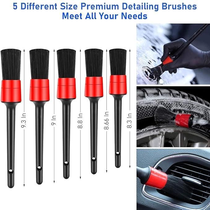 15 Pcs Car Cleaning Brush Kit